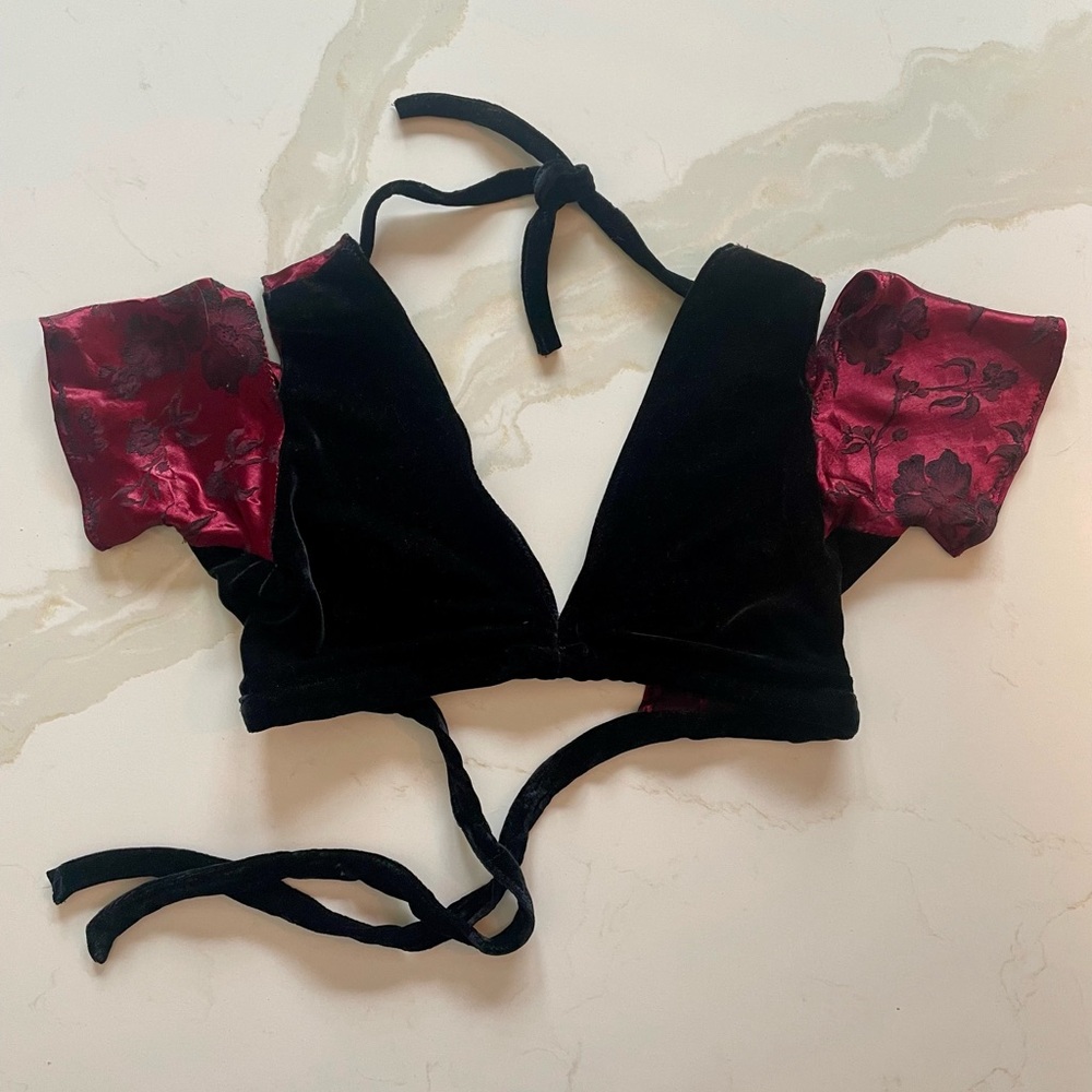Handmade Fat Chance Belly Dance style choli. Size small.
